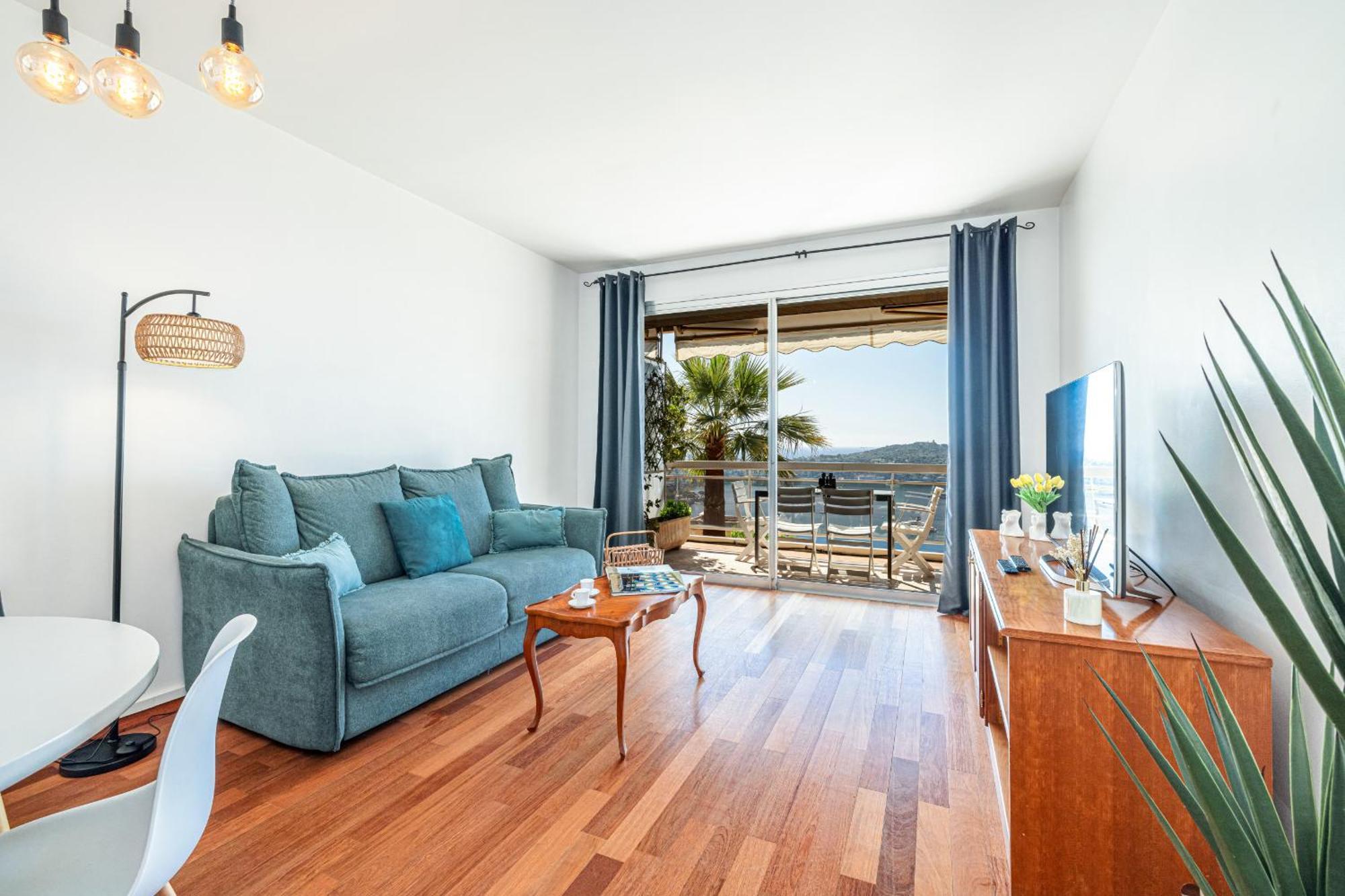 Апартаменты Extraordinary Sea View - 1 Bdr With Ac Вильфранш-сюр-Мер Экстерьер фото