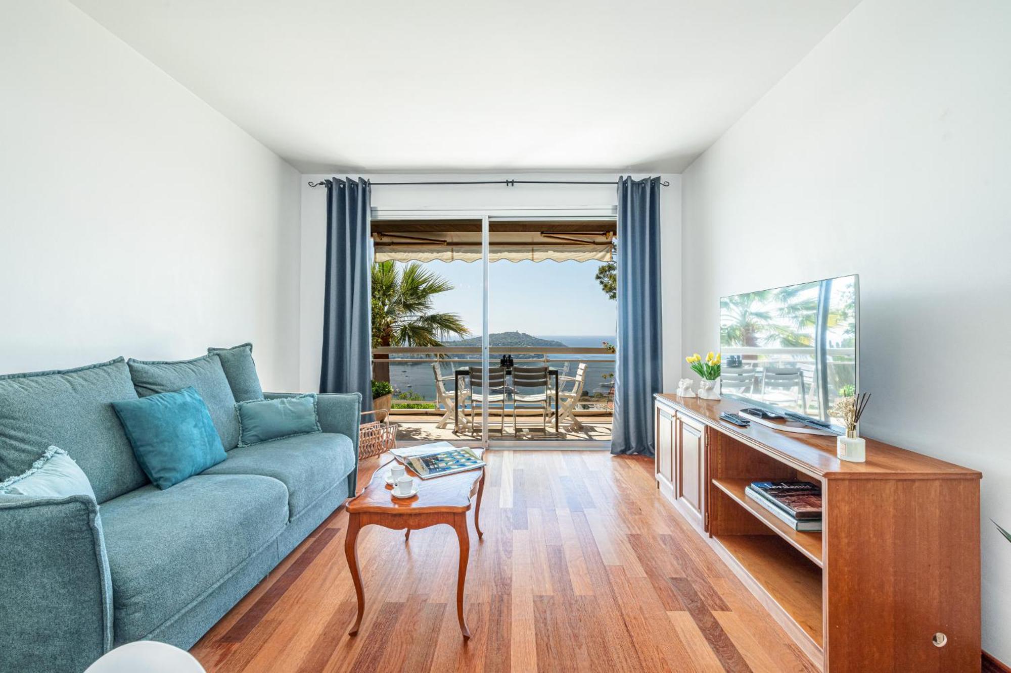 Апартаменты Extraordinary Sea View - 1 Bdr With Ac Вильфранш-сюр-Мер Экстерьер фото